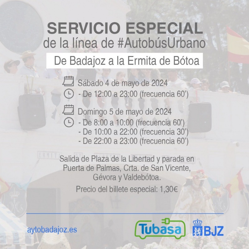 Servicio especial Romer�a de B�toa