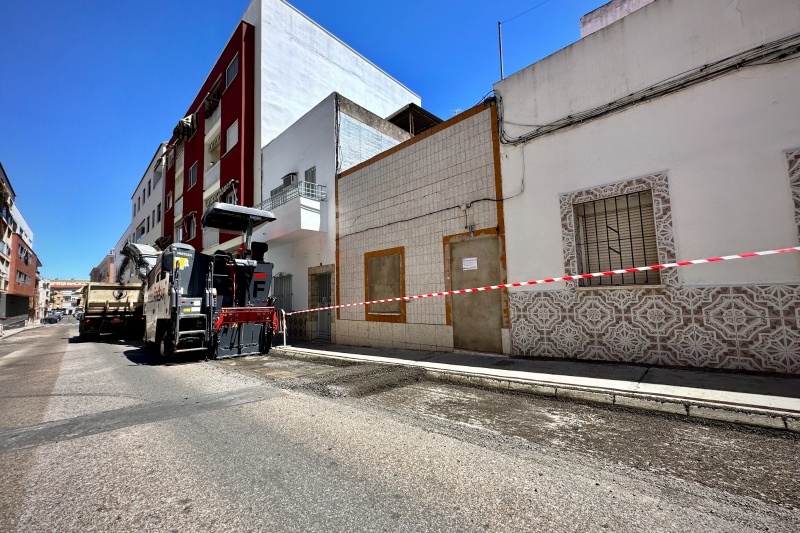 Aglomerado y asfaltado en Pardaleras