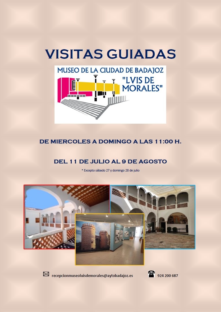  El Museo de la Ciudad �Luis de Morales� ofrece este verano visitas guiadas y talleres infanEles durante los meses de julio y agosto