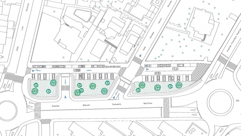 Urbanizaci�n en Saavedra Mart�nez