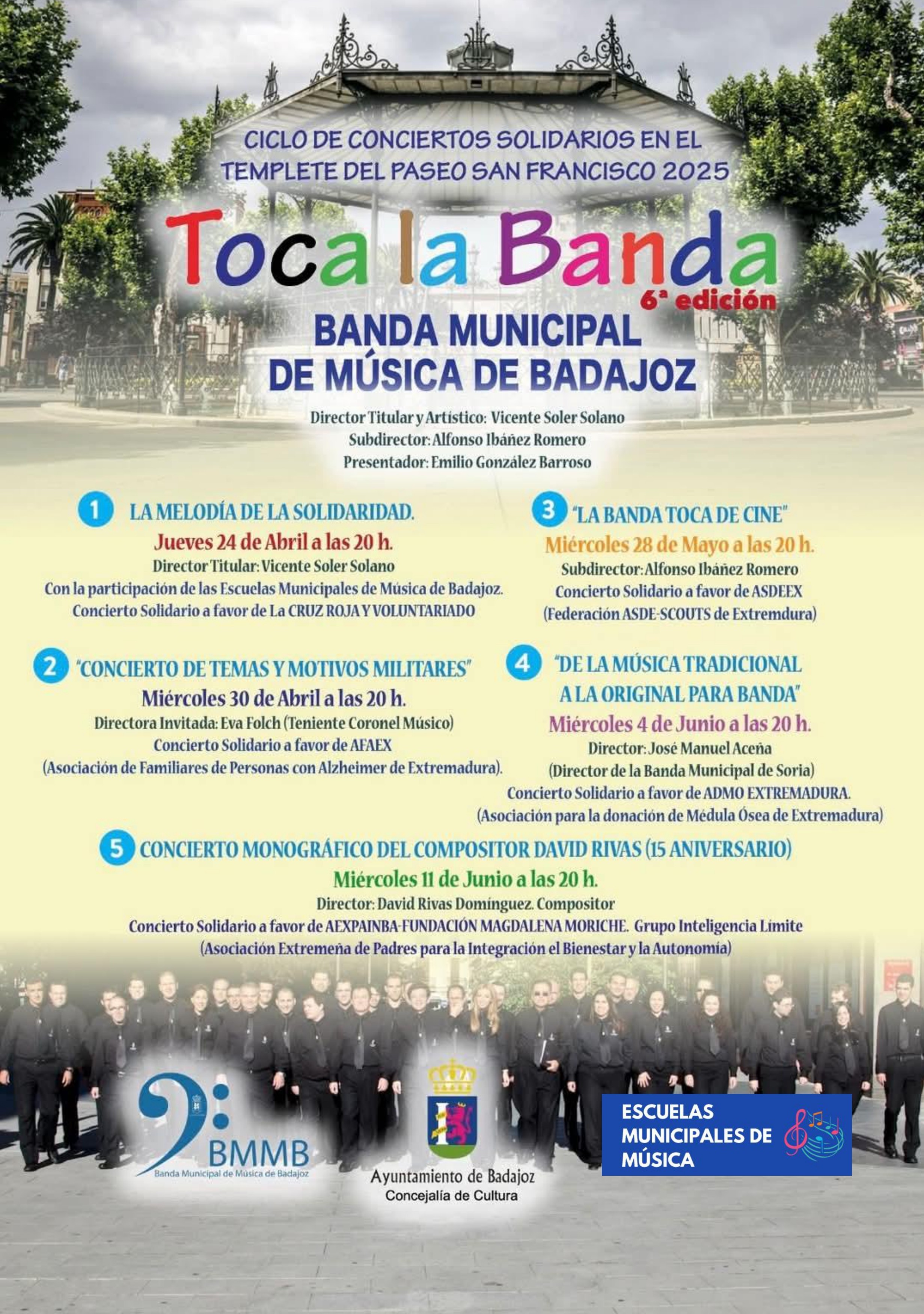 Ciclo toca la Banda 2025