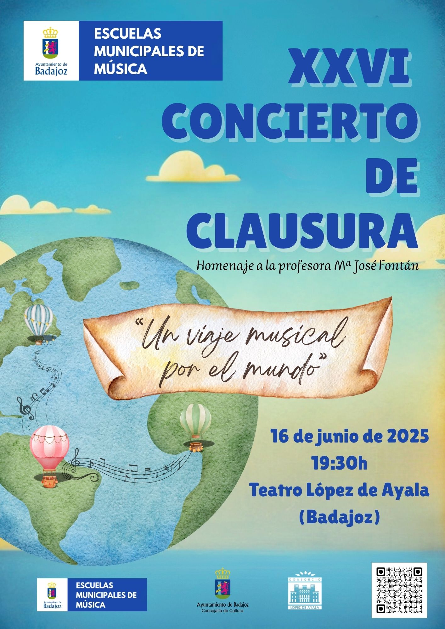 XXVI CONCIERTO DE CLAUSURA EE.MM.