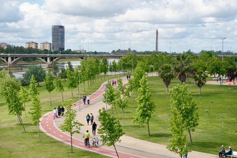 Parque del R�o en Badajoz