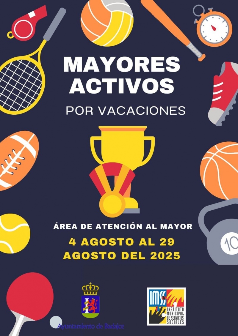 Mayores activos por vacaciones 2025