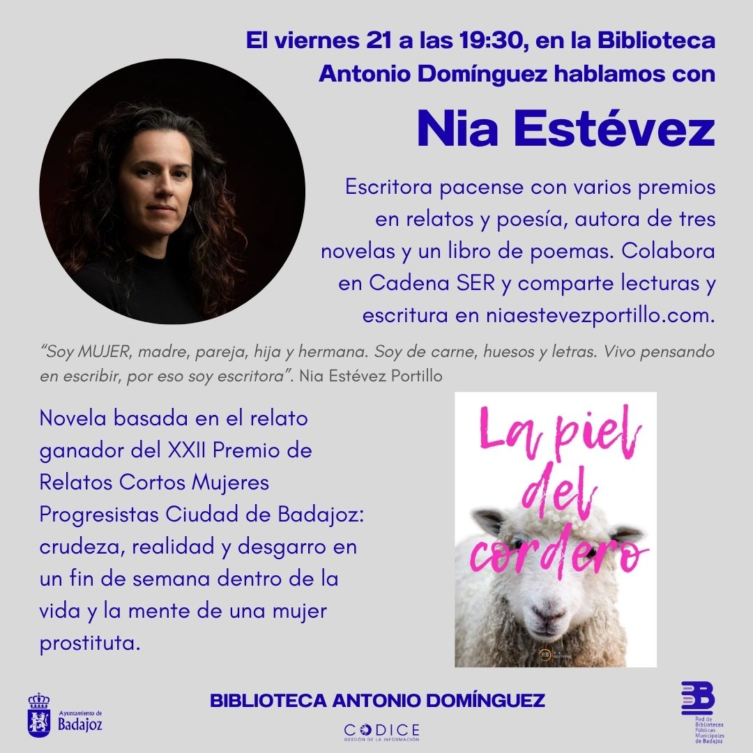 Encuentro literario con Nia Estevez
