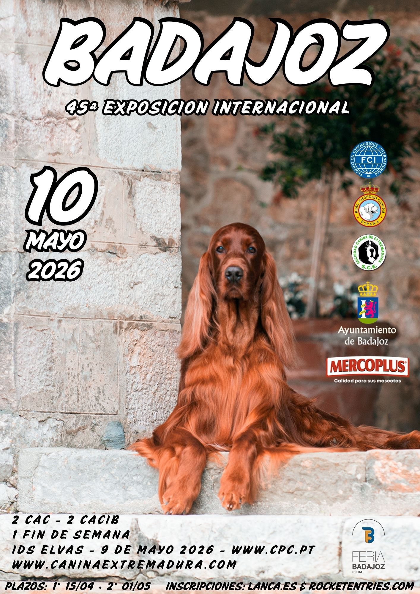 Exposicion Canina Badajoz 2026