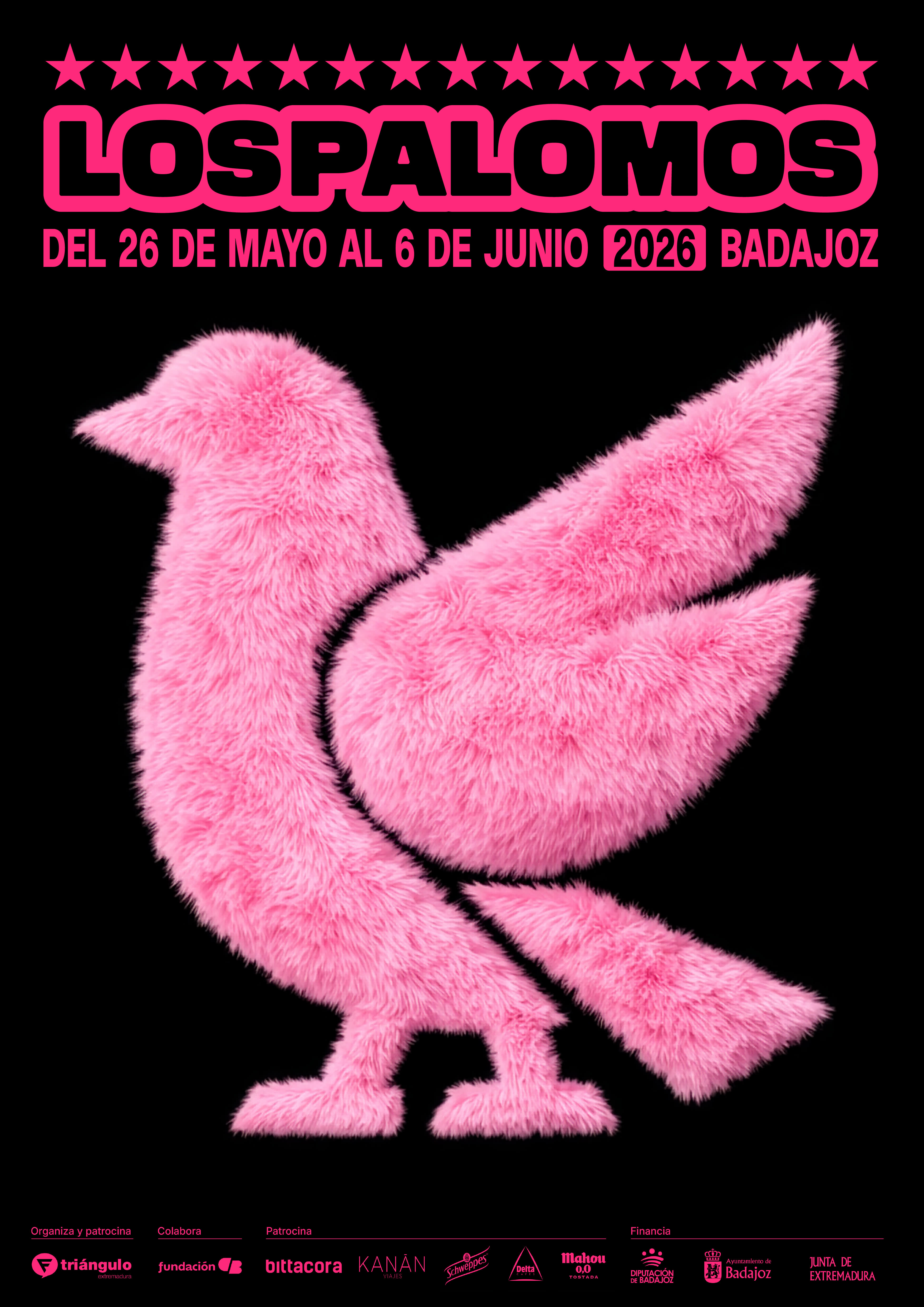 Palomos 2026 en Badajoz